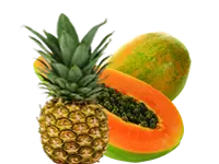 Pineapple and Papaya