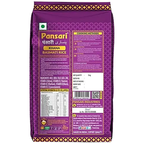 Pansari Khana Basmati Rice