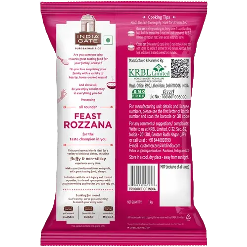 India Gate Feast Rozana Rice