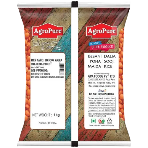 Agropure Masoor Dal Malka