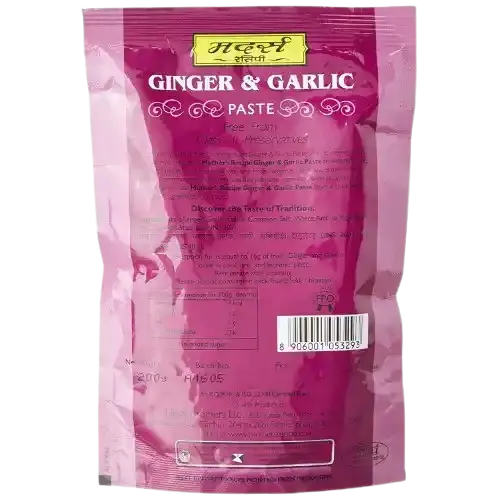 Mothers Recipe Ginger Garlic Paste