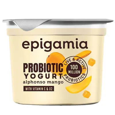 Epigamia Probiotic Greek Yogurt Alphonso Mango