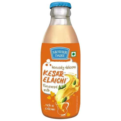 Mother Dairy Flavoured Milk Kesar Elaichi