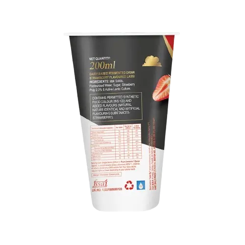 FruBon Strawberry Lassi Cup