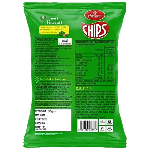 Haldiram Chips Pudina Treat