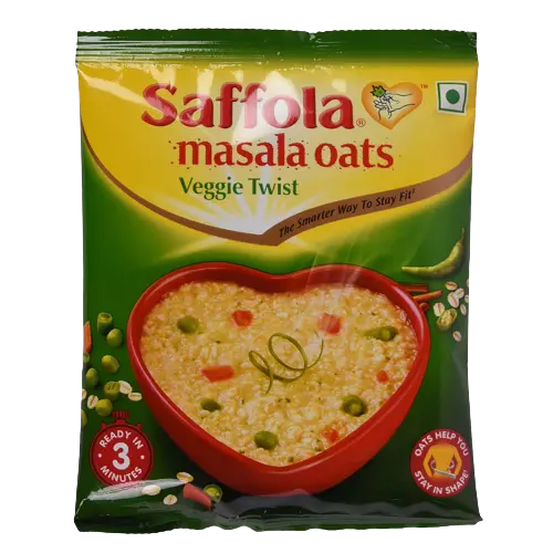 Saffola Masala Oats Veggie Twist Pouch