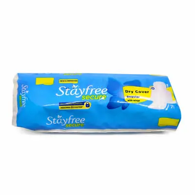 Stayfree Secure Dry Cover With Wings