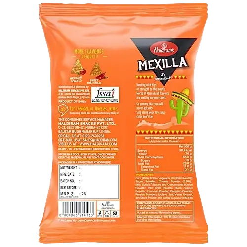 Haldiram Mexilla Nacho Cheese