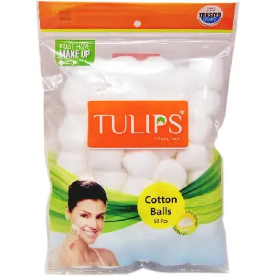 Tulip White Cotton Balls