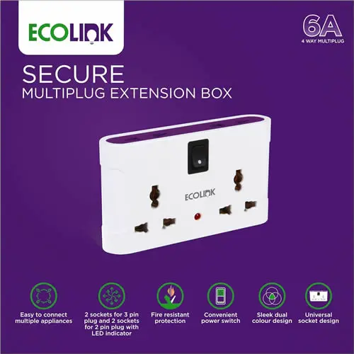 Ecolink 4 Way Multiplug