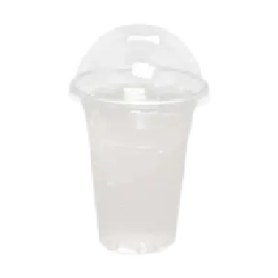 Disposable Transparent Plastic Glasses With Lid