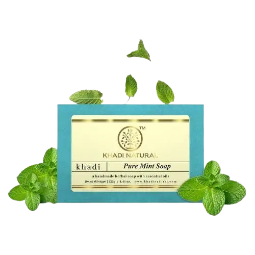 Khadi Natural Pure Mint Soap