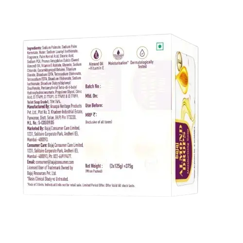 Bajaj Almond Moisturizing Soap