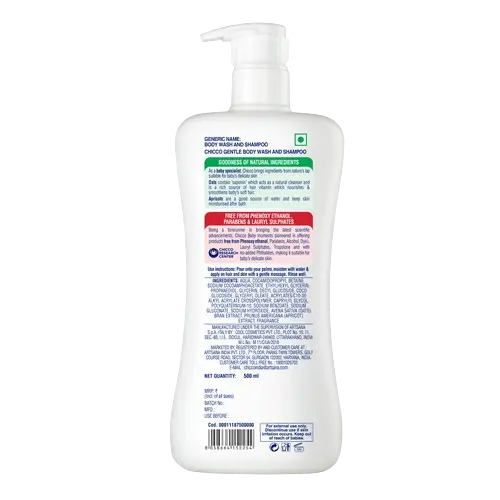 Chicco Baby Gentle Body Wash And Shampoo