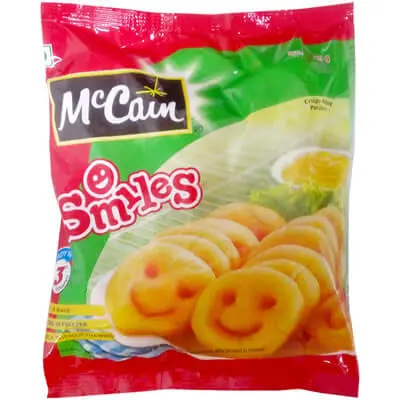 Mccain Smiles Crispy Happy Potato