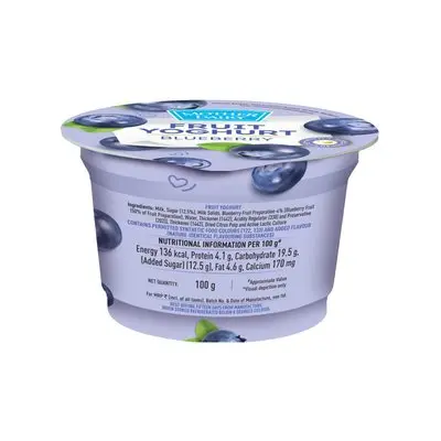 Mother Dairy Blueberry Flavoured Yogurt