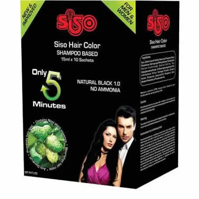 SISO Hair Color, Shampoo Based
