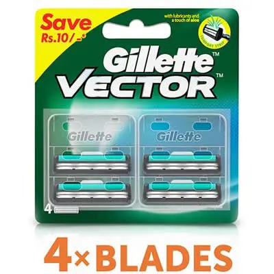 Gillette Vector Manual Shaving Razor Blades
