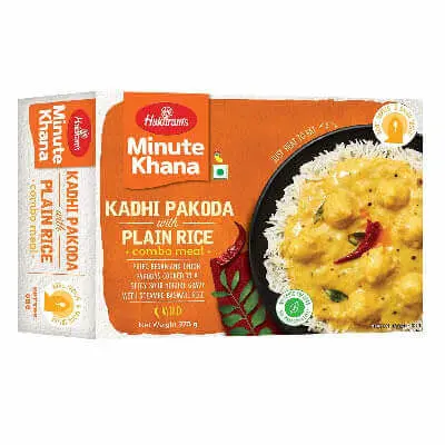 Haldirams Kadhi Pakoda With Plain Rice